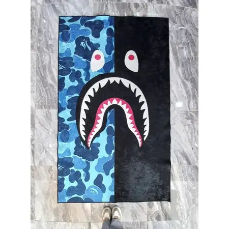 Blue Sneaker Room Rug