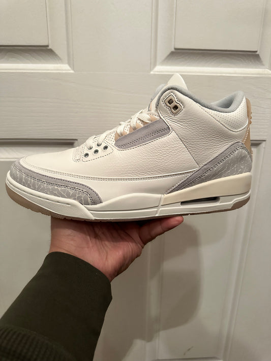 Jordan 3 Ivory Craft Sz 10.5, 11.5M and 13M