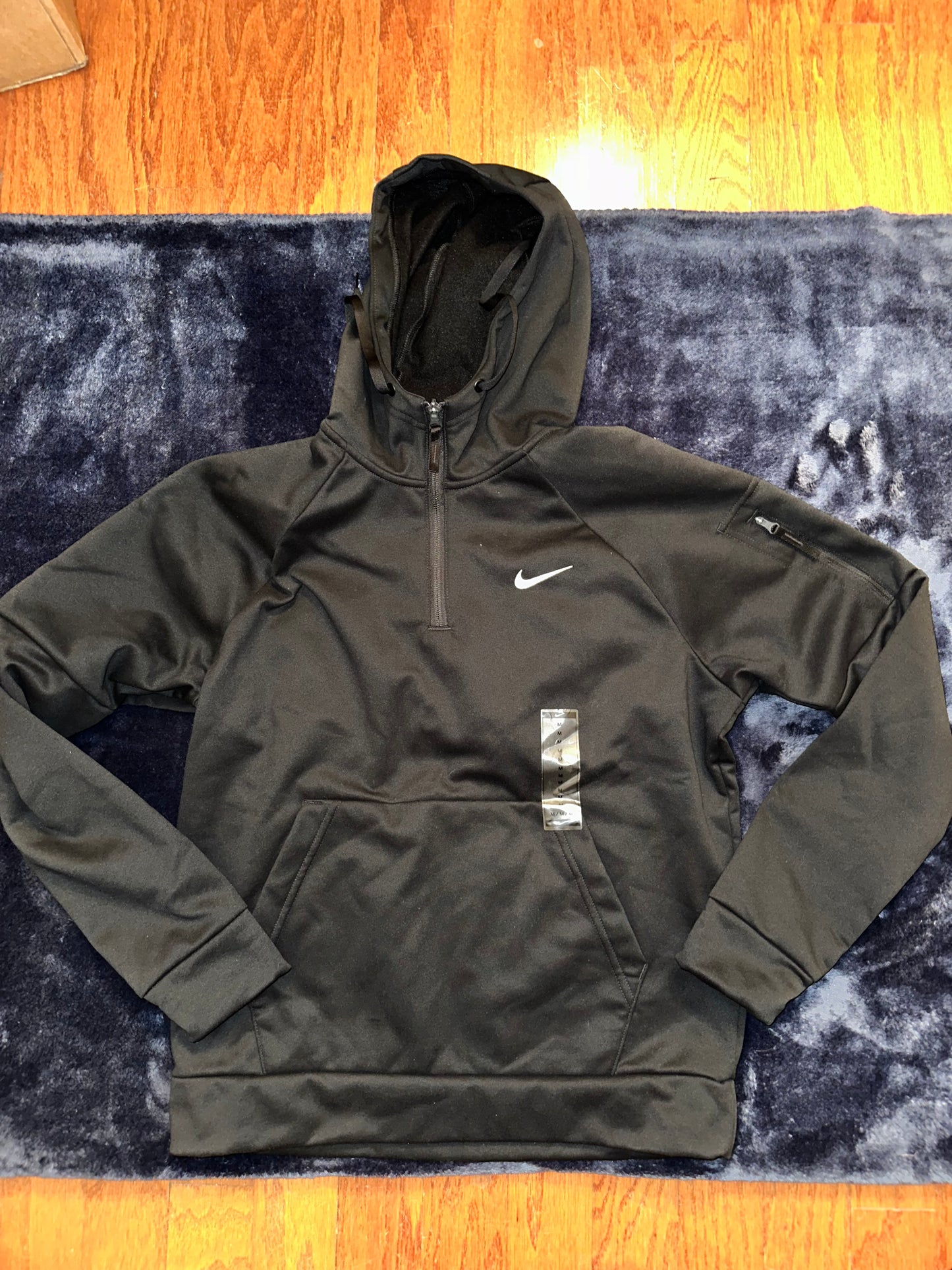 Nike 3/4 zip hoodie Sz M