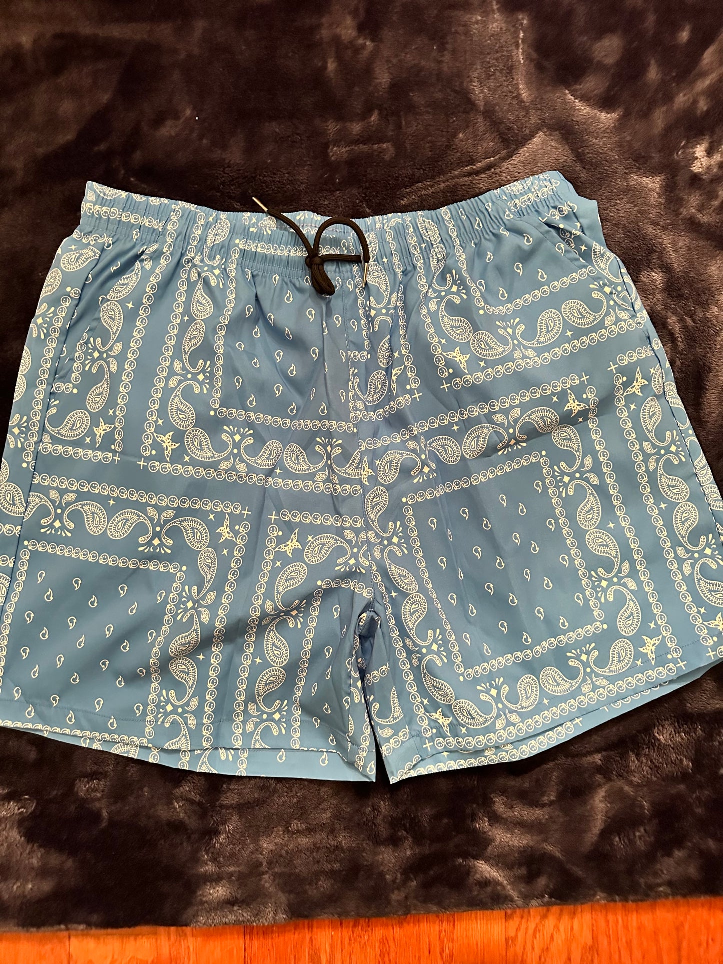 Paisley print swim shorts 2x